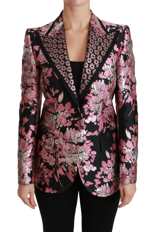 Dolce & Gabbana Elegante Bloemen Jacquard Blazer