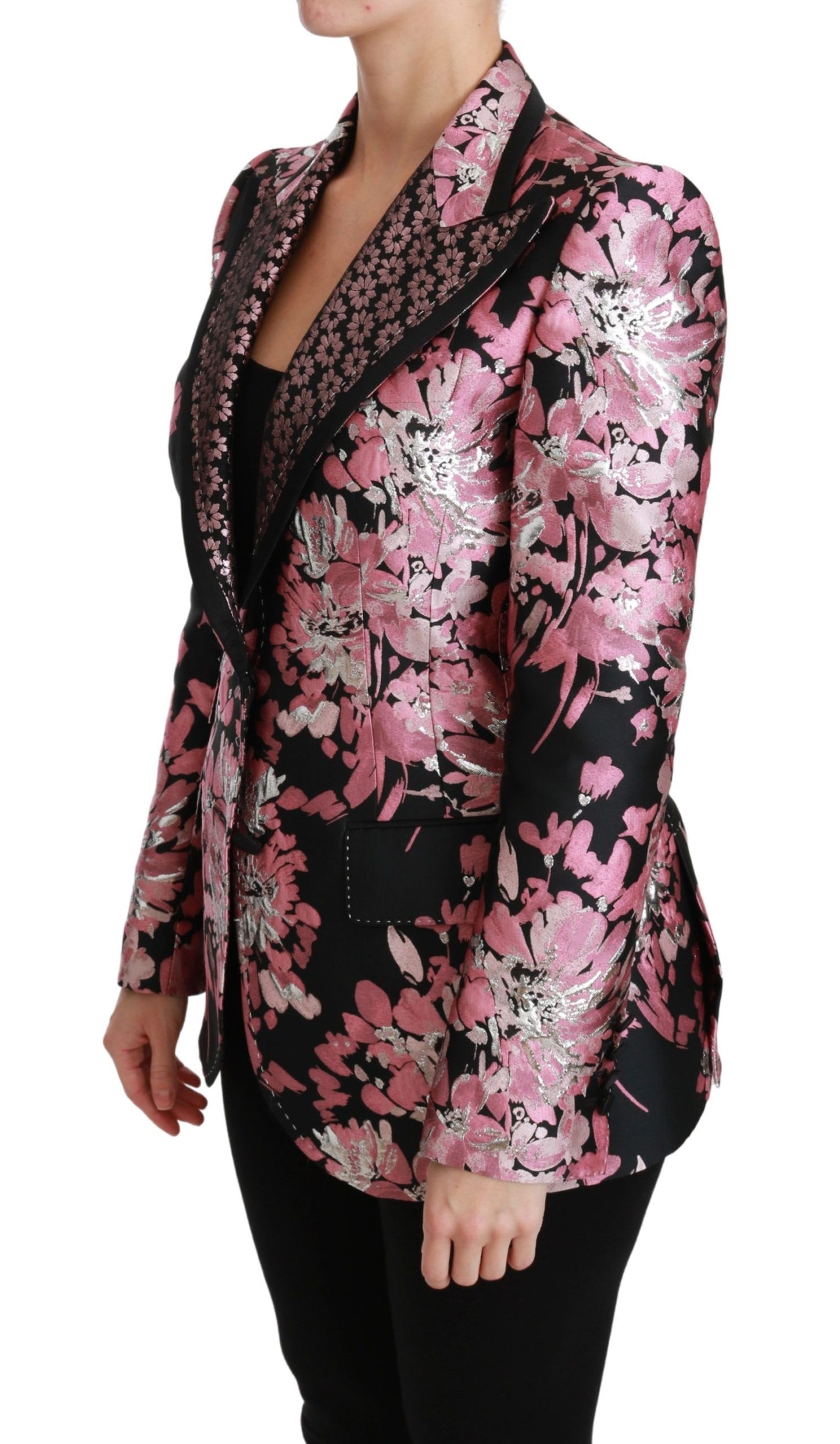 Dolce & Gabbana Elegante Bloemen Jacquard Blazer