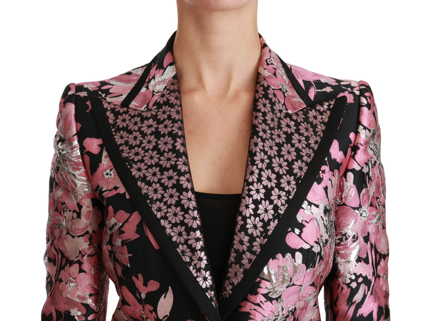 Dolce & Gabbana Elegante Bloemen Jacquard Blazer