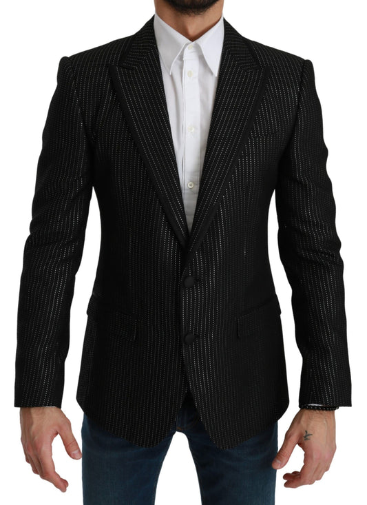 Dolce & Gabbana Elegante Slim Fit Formele Jas Blazer