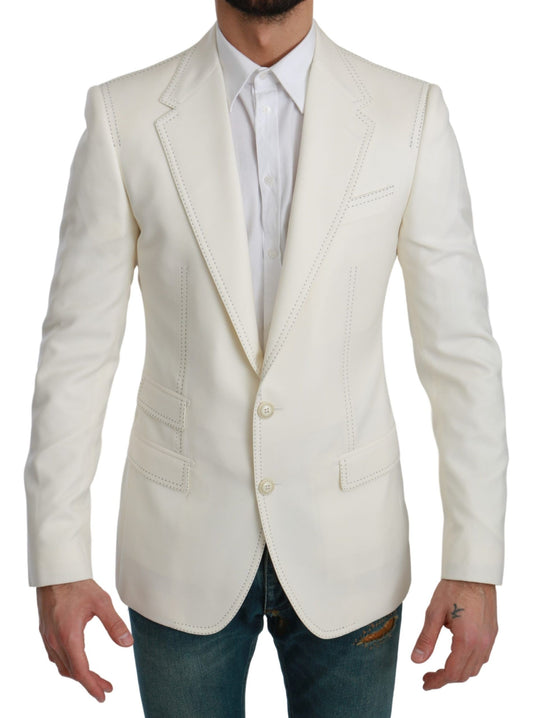 Dolce & Gabbana Elegante Slim Fit Virgin Wool Blazer