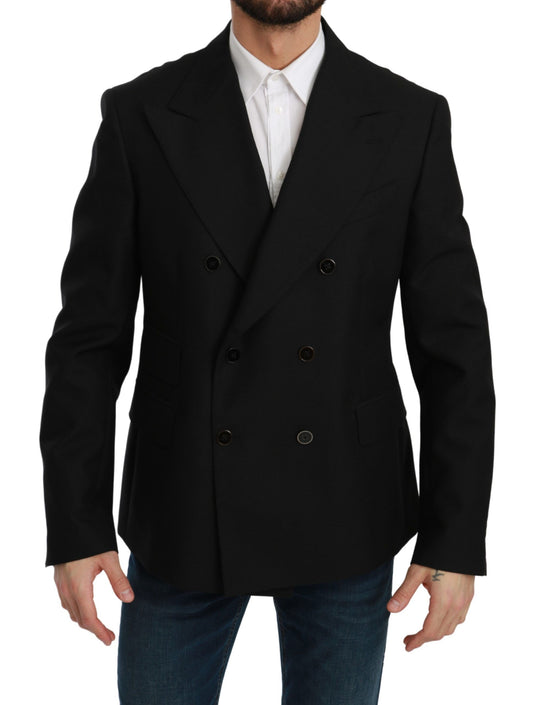 Dolce & Gabbana Elegante Zwarte Slim Fit Formele Blazer