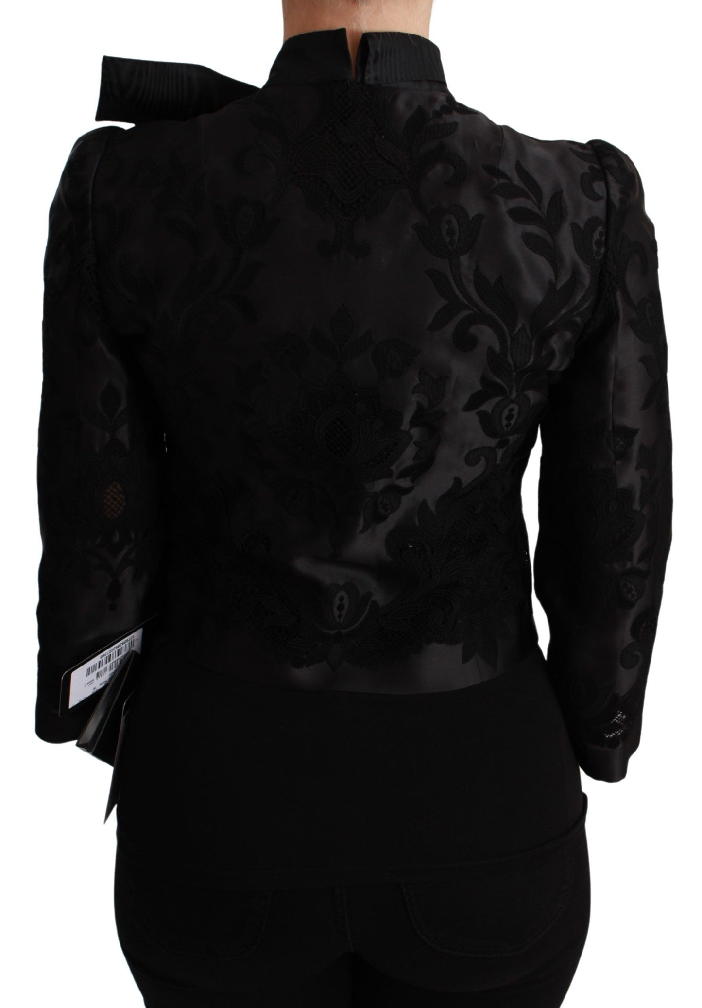 Dolce & Gabbana Exquise Bloemen Jacquard Corset Blazer