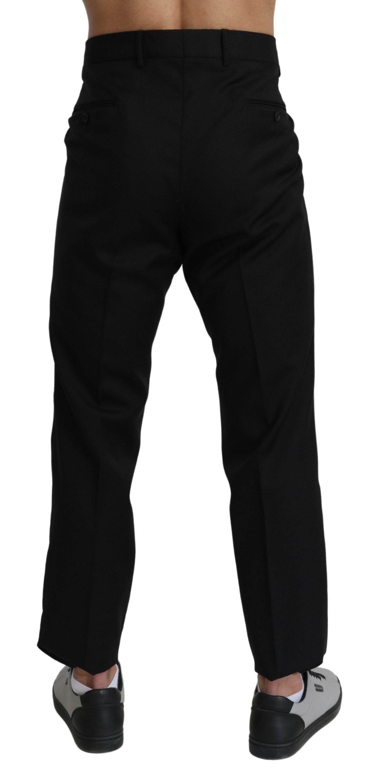 Dolce & Gabbana Elegante Slim Fit Formele Broek