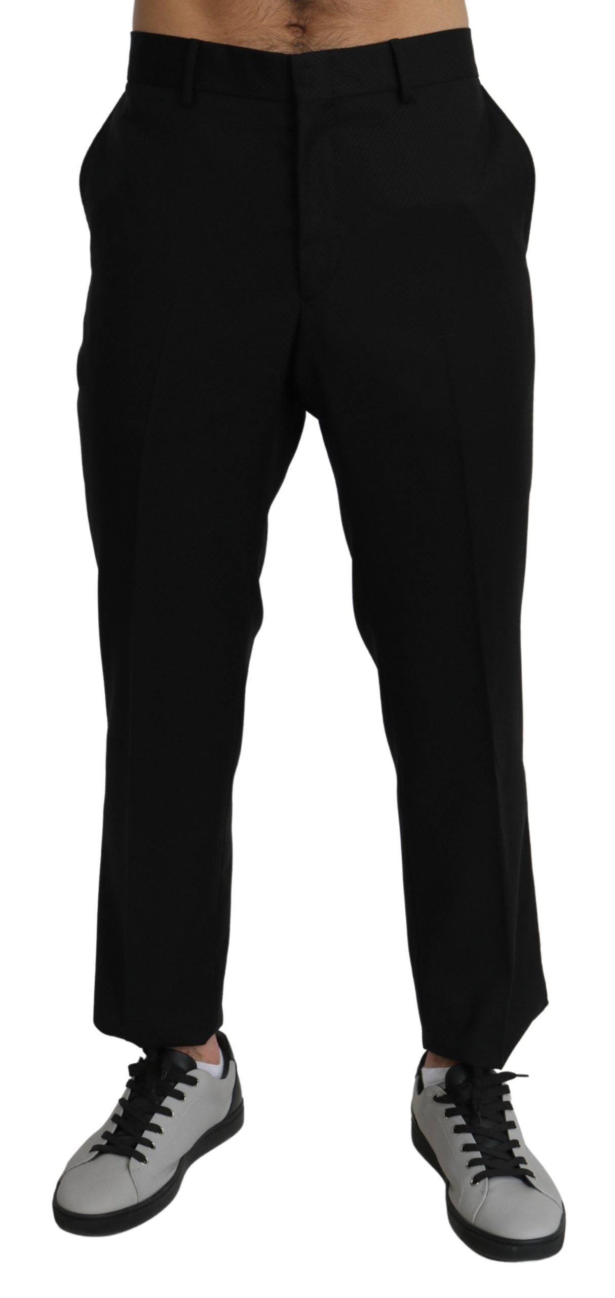 Dolce & Gabbana Elegante Slim Fit Formele Broek