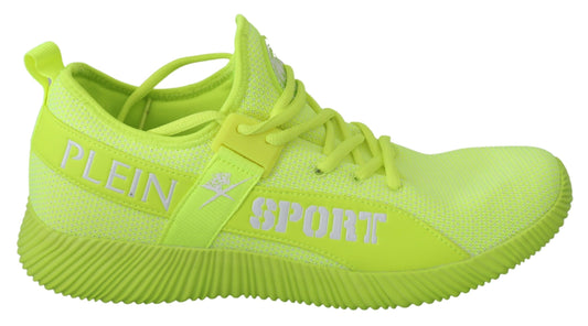 Philipp Plein Stijlvolle Lichtgroene Casual Sneakers