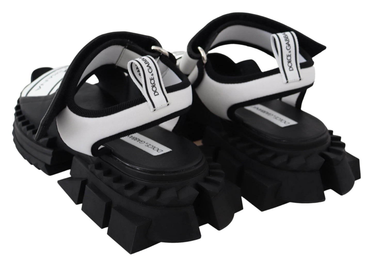 Dolce & Gabbana Super King Slider Sandalen in Monochroom