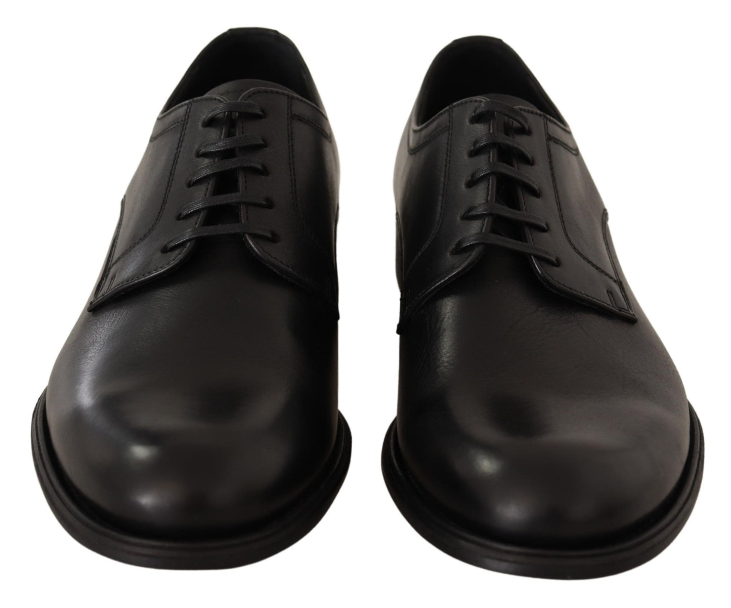 Dolce & Gabbana Elegante Zwarte Derby Formele Schoenen