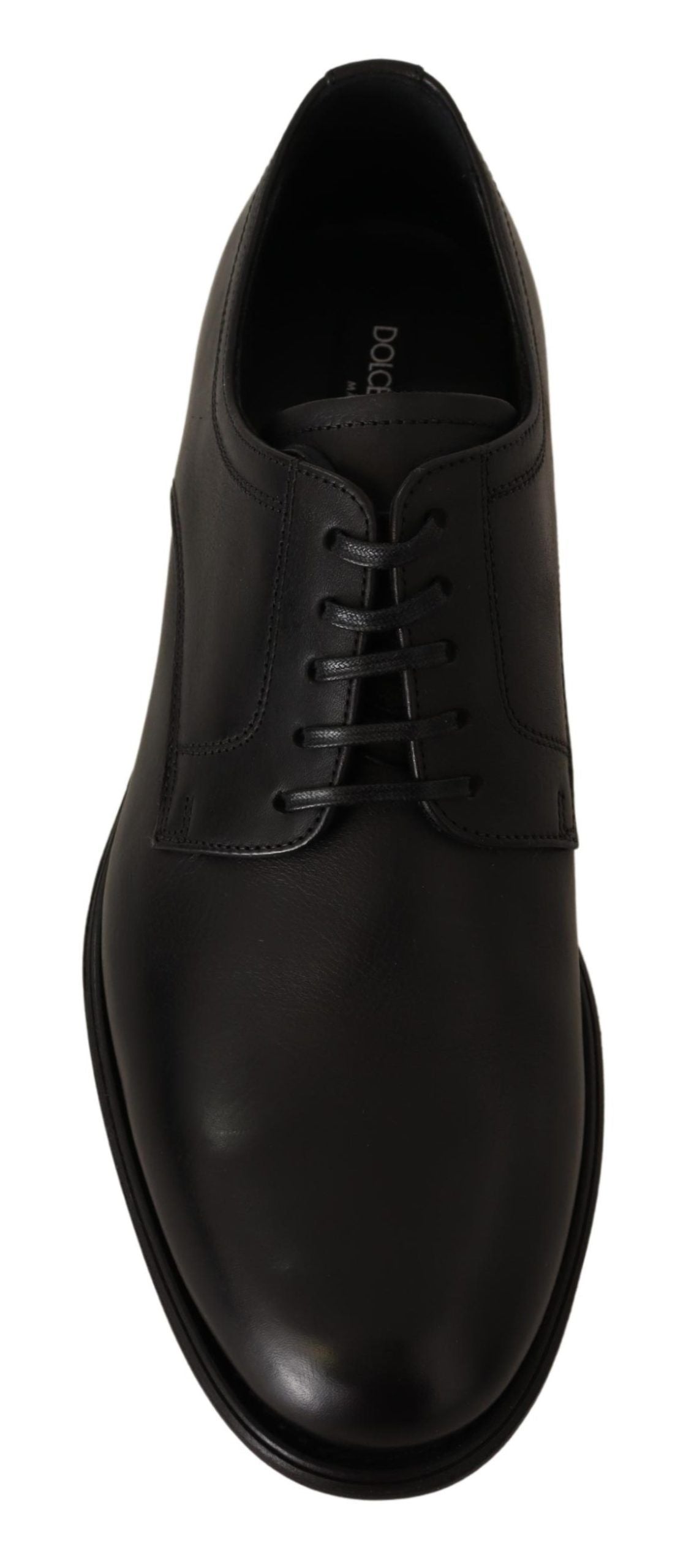 Dolce & Gabbana Elegante Zwarte Derby Formele Schoenen