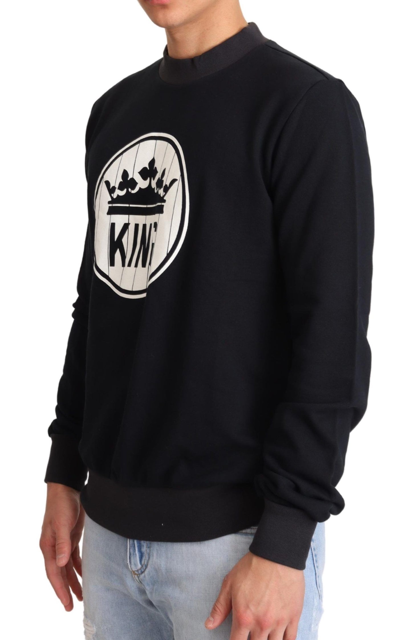 Dolce & Gabbana Regal Crown Motive Crewneck Trui