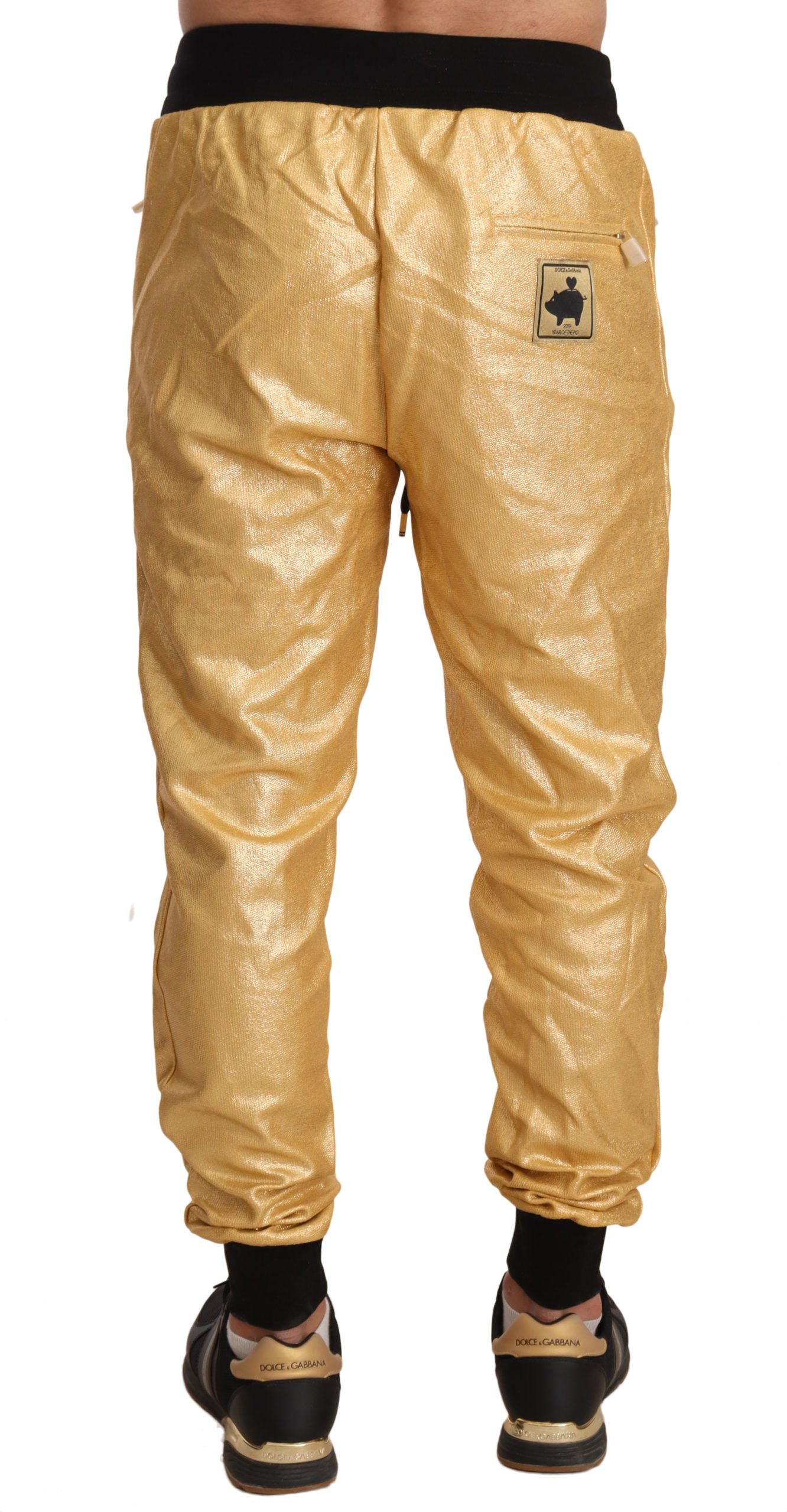 Dolce & Gabbana Gold Jaar van het Varken Sweatpants