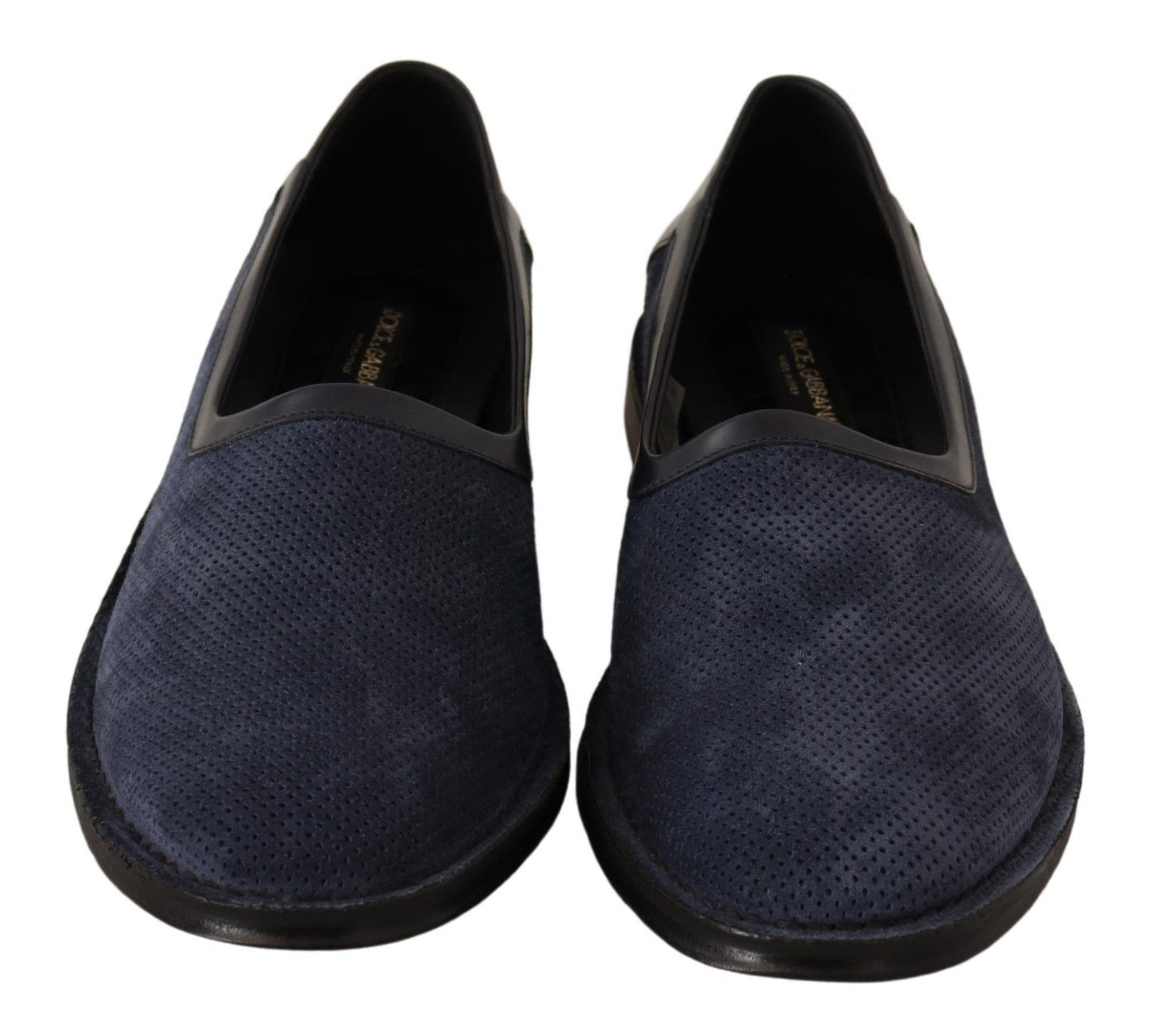 Dolce & Gabbana Elegante Loafers van Geperforeerd Leer