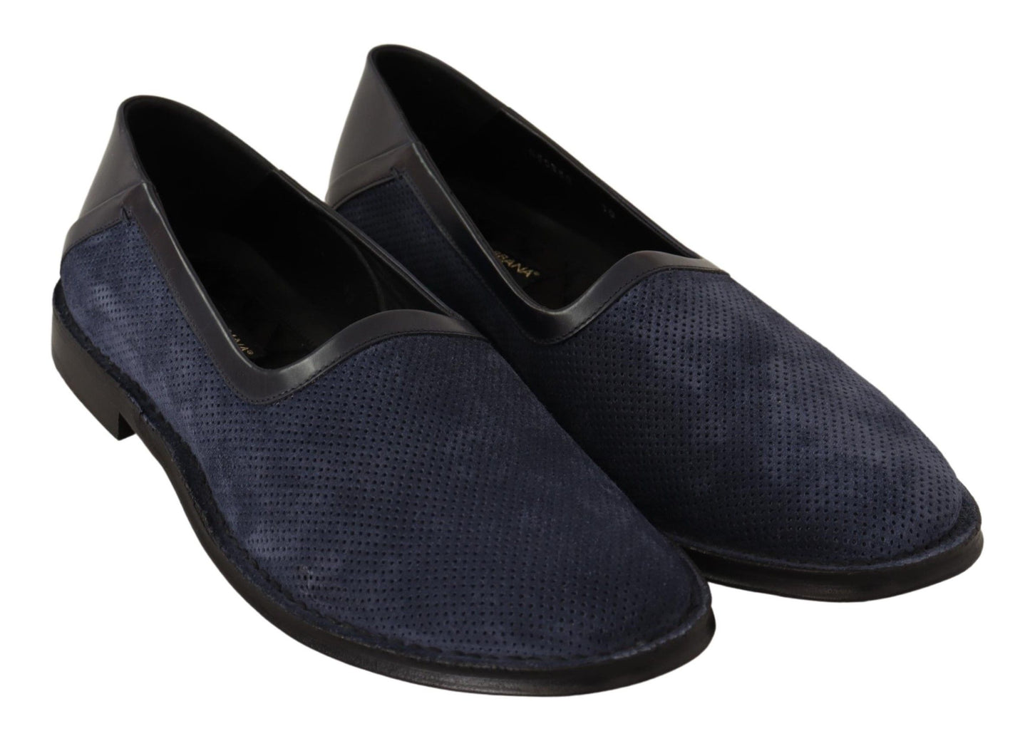 Dolce & Gabbana Elegante Loafers van Geperforeerd Leer