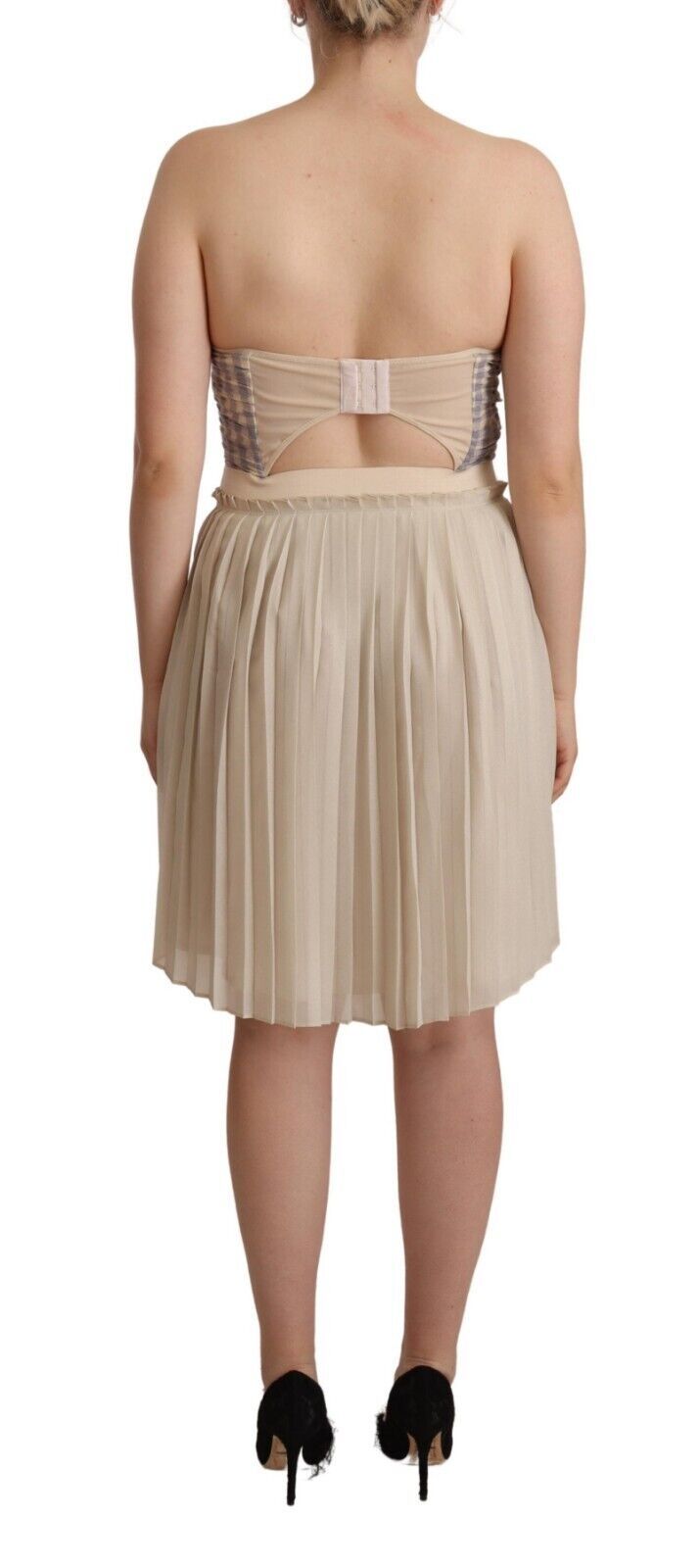 Guess Chic Beige Strapless A-lijn Jurk