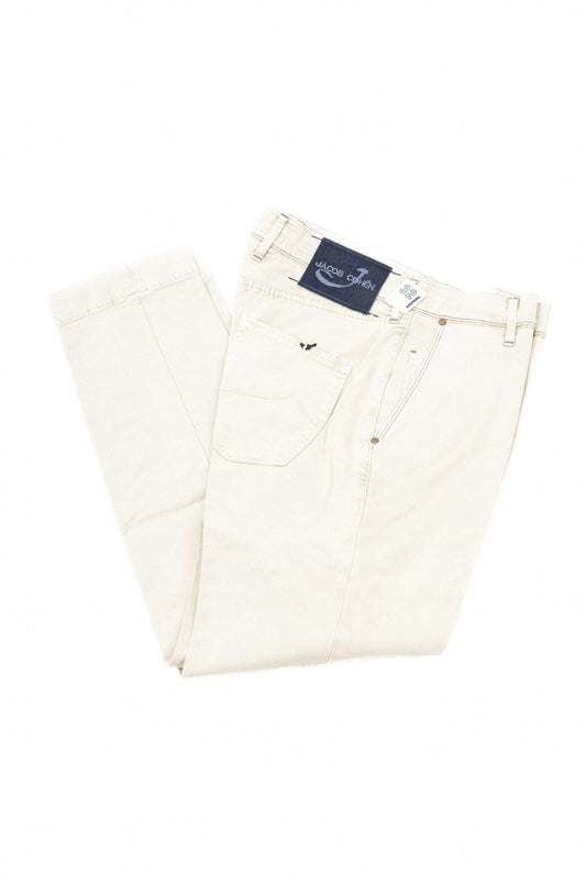 Jacob Cohen Elegante Zilveren Chino Model Broek