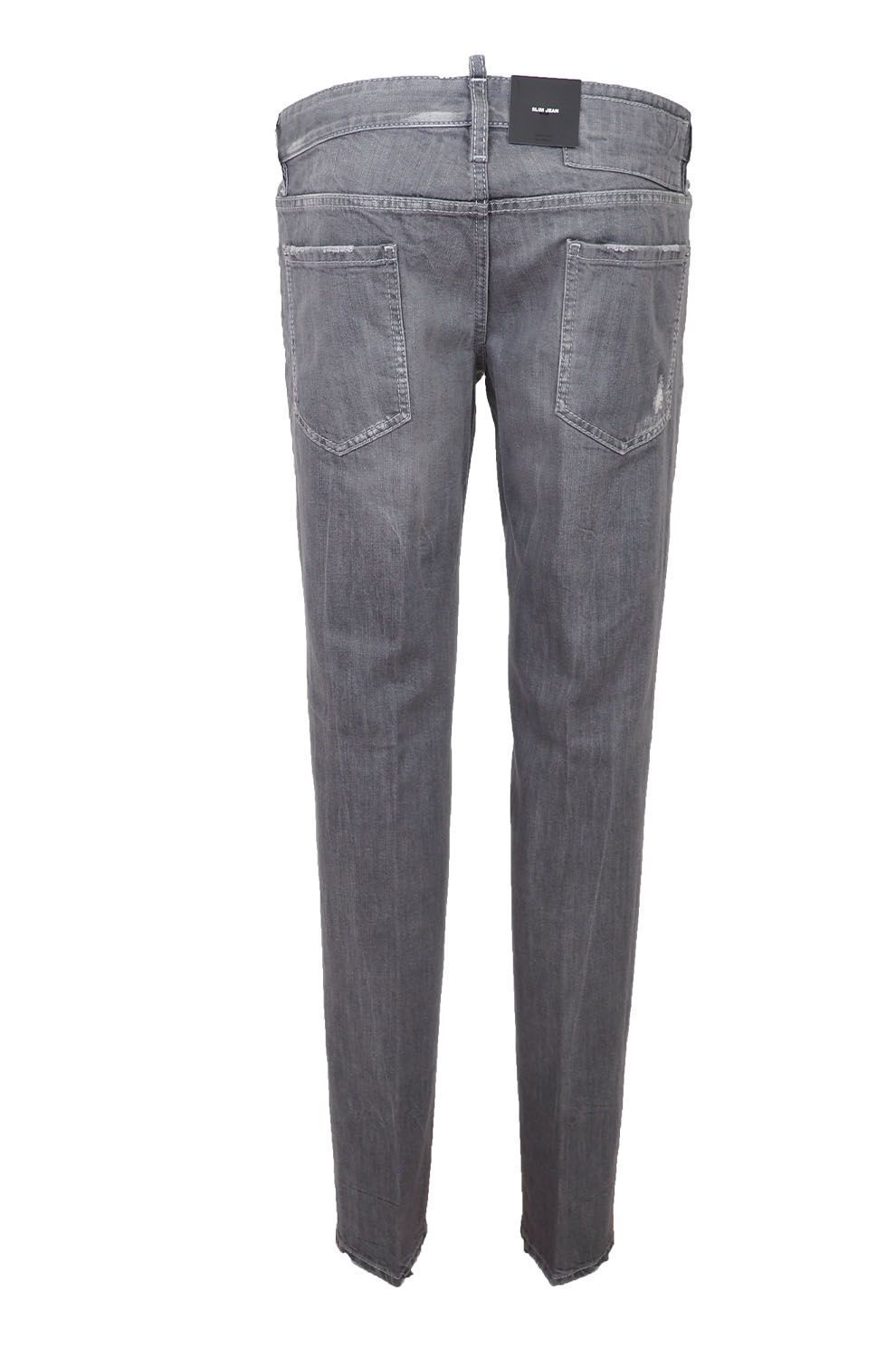 Dsquared² Grijze Katoenen Stretch Heren Jeans