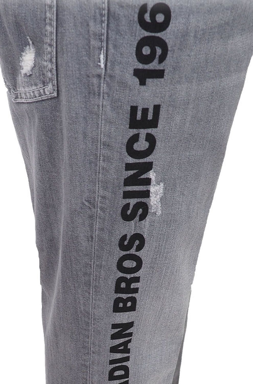 Dsquared² Grijze Katoenen Stretch Heren Jeans