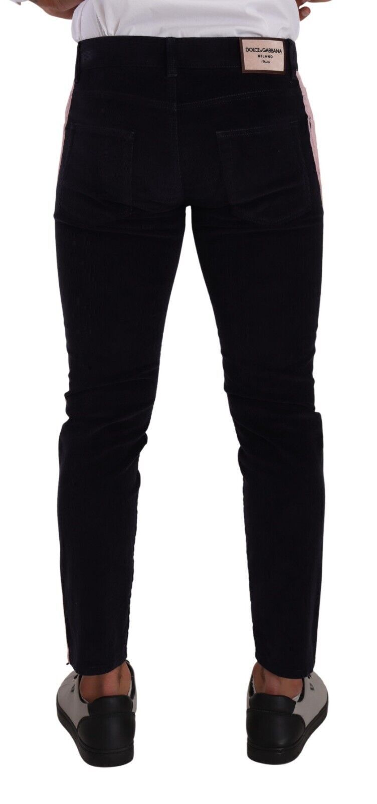 Dolce & Gabbana Elegante Slim Fit Corduroy Skinny Jeans