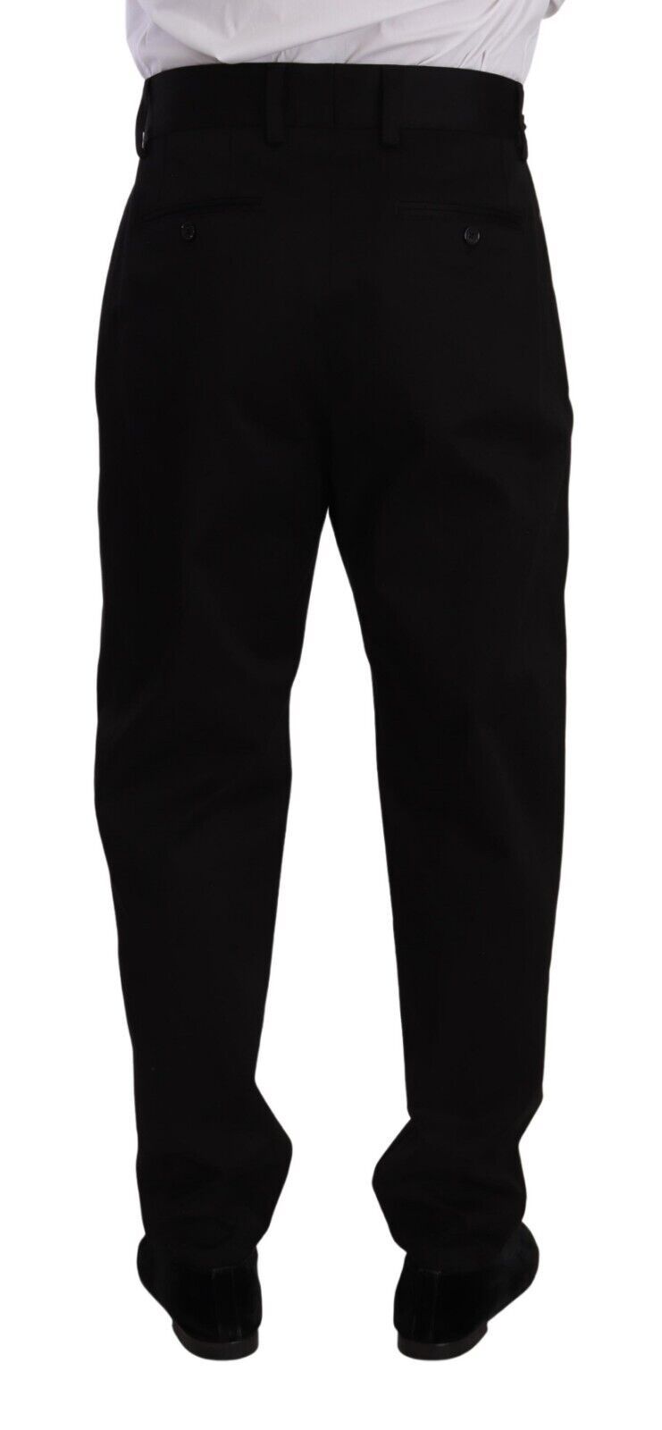 Dolce & Gabbana Elegante Slim-Fit Katoenen Broek