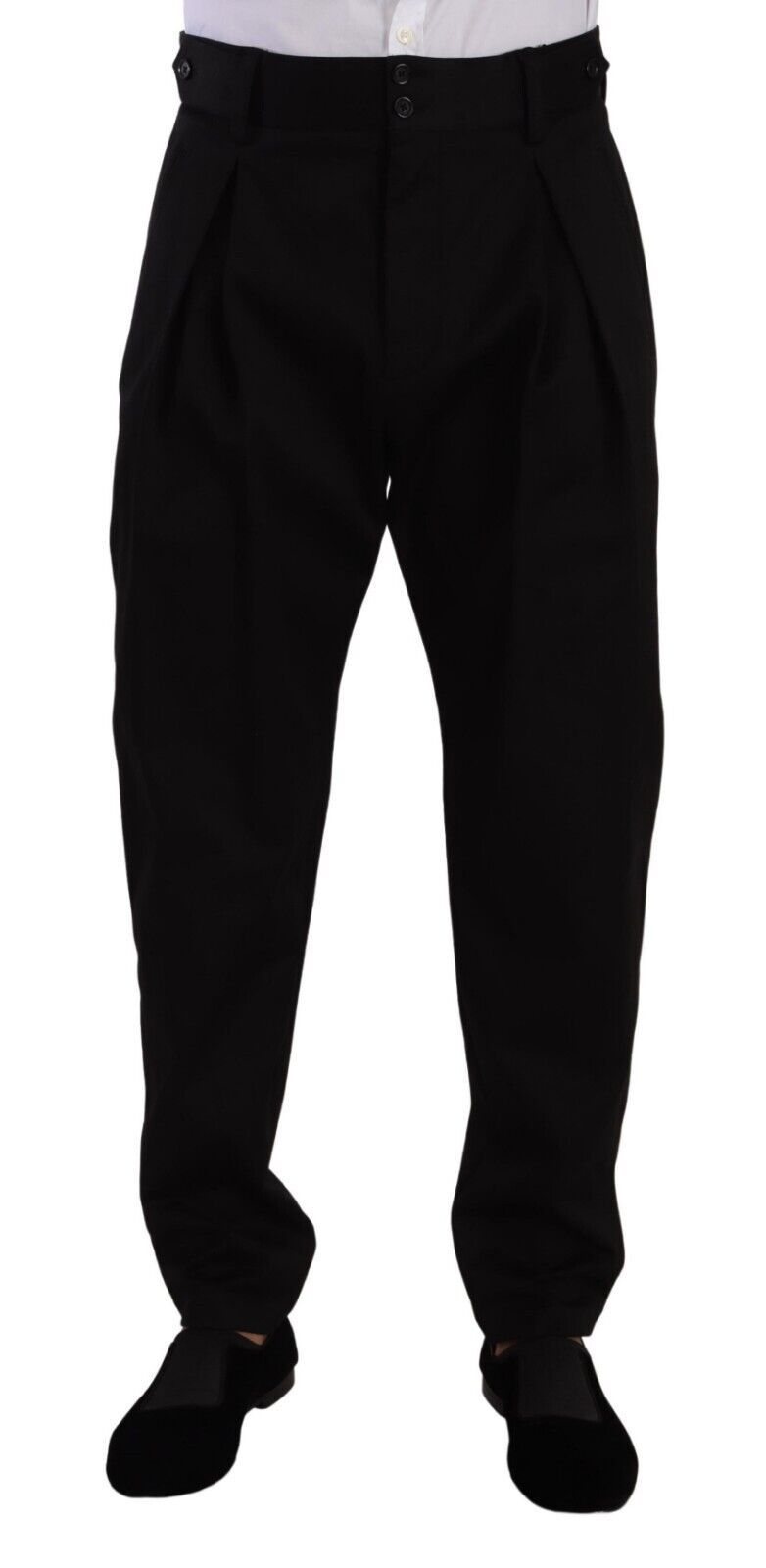 Dolce & Gabbana Elegante Slim-Fit Katoenen Broek