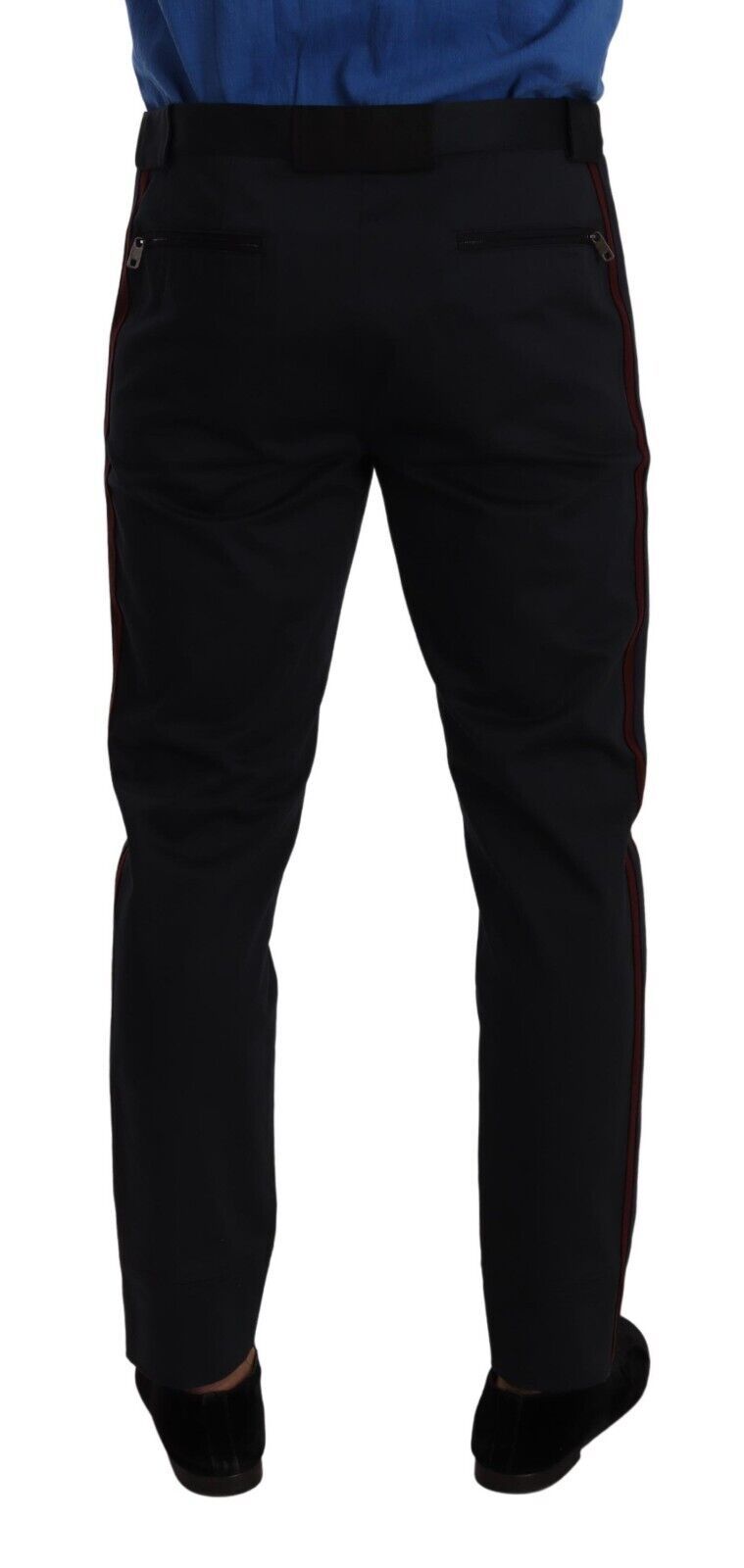 Dolce & Gabbana Chic Slim Fit Chinos-broek in blauw