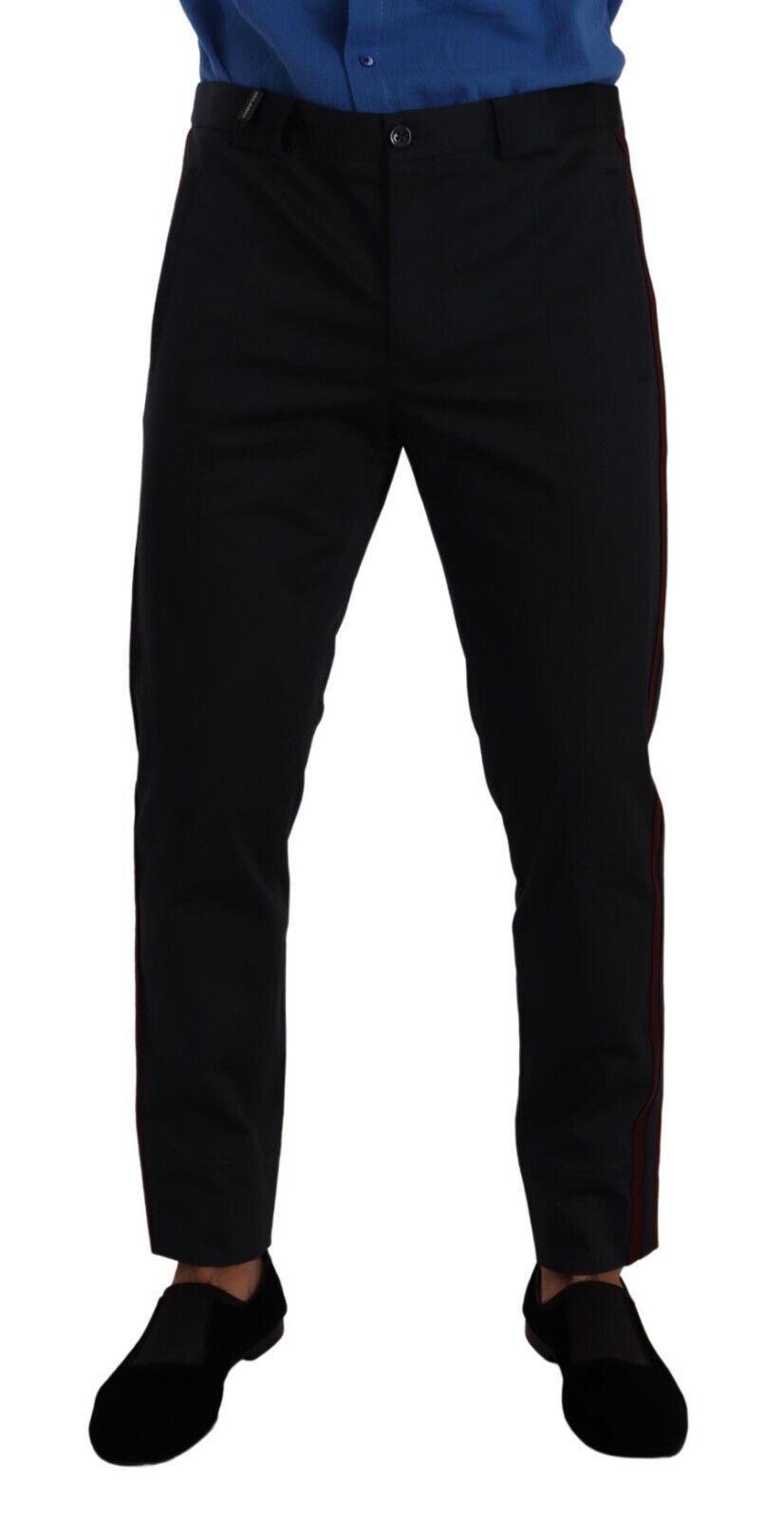 Dolce & Gabbana Chic Slim Fit Chinos-broek in blauw