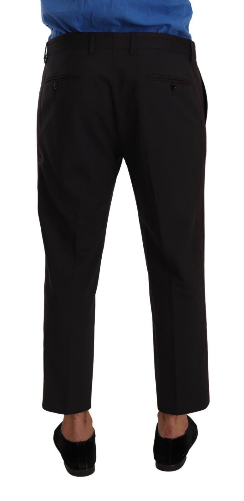 Dolce & Gabbana Elegante Cropped Wollen Stretch Broek