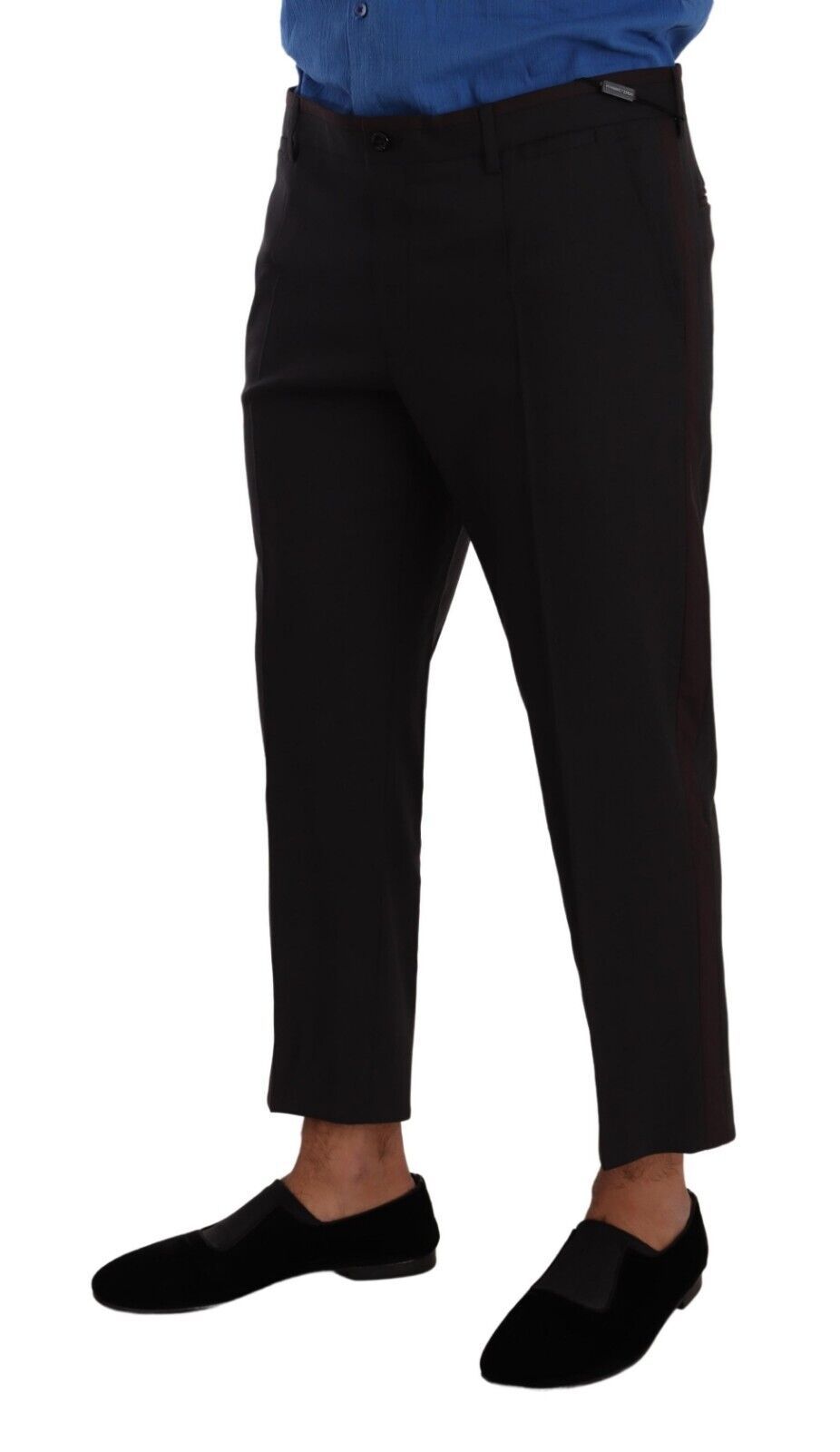 Dolce & Gabbana Elegante Cropped Wollen Stretch Broek