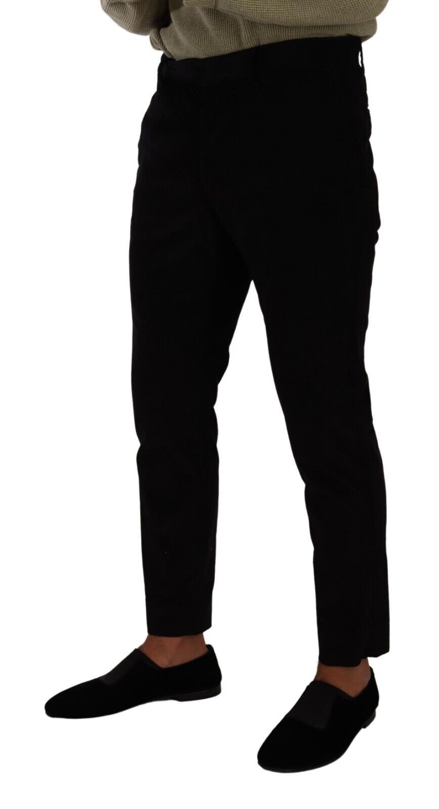 Dolce & Gabbana Elegante Slim Fit Corduroy Skinny Broek