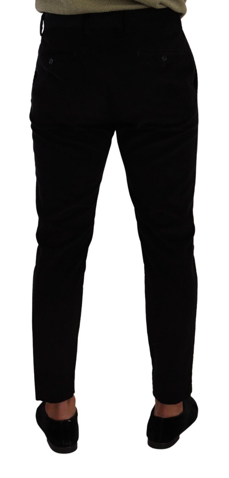 Dolce & Gabbana Elegante Slim Fit Corduroy Skinny Broek