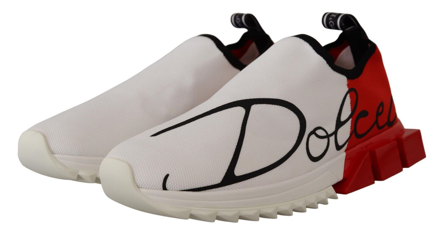 Dolce & Gabbana Elegante Sorrento Sneakers in Wit