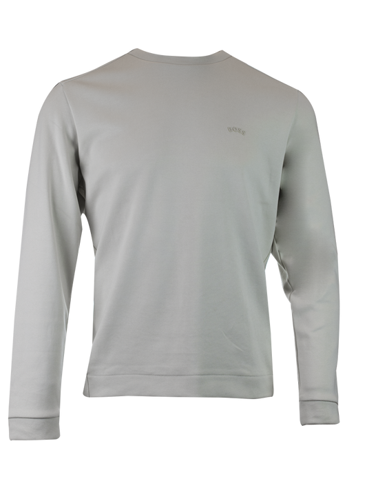 Hugo Boss Elegante Beige Katoenen Sweatshirt