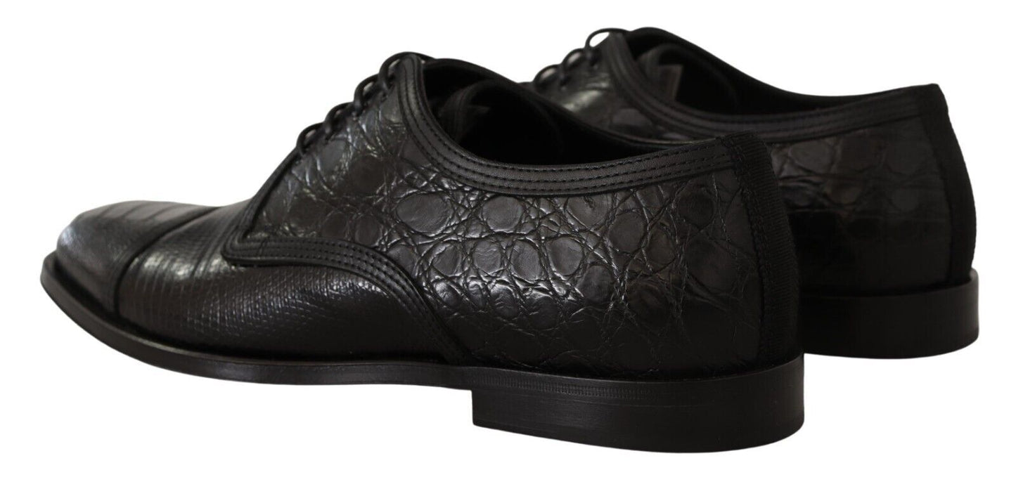 Dolce & Gabbana Exotic Leather Formele veterschoenen