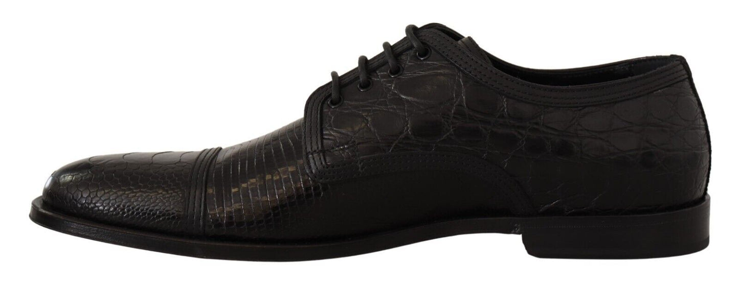 Dolce & Gabbana Exotic Leather Formele veterschoenen