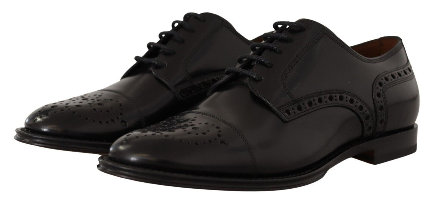 Dolce & Gabbana Elegante Wingtip Oxford Formele Schoenen