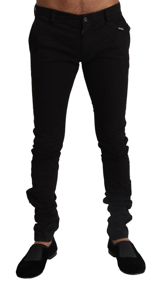 Dolce & Gabbana Elegante Slim Fit Skinny Broek voor Heren