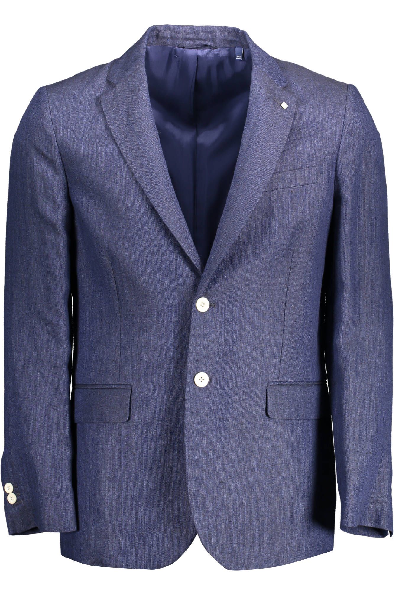 Gant Elegant Blauw Linnen Klassiek Jasje