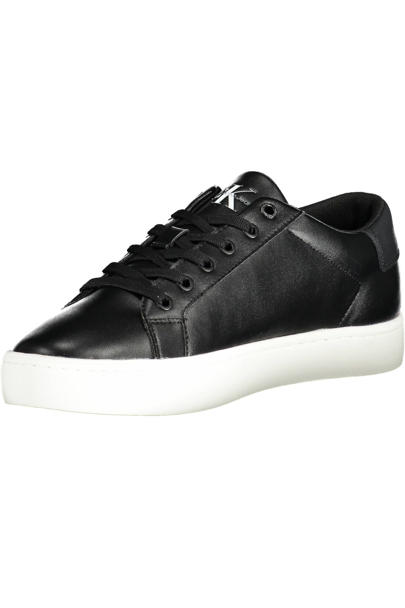 Calvin Klein Zwarte Leren Heren Sneaker