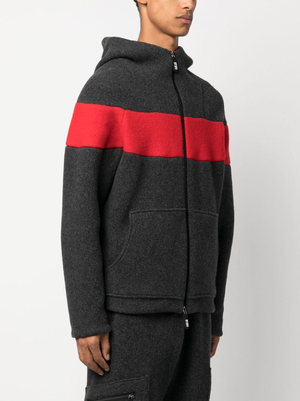 Giorgio Armani Hoodie met colourblocking