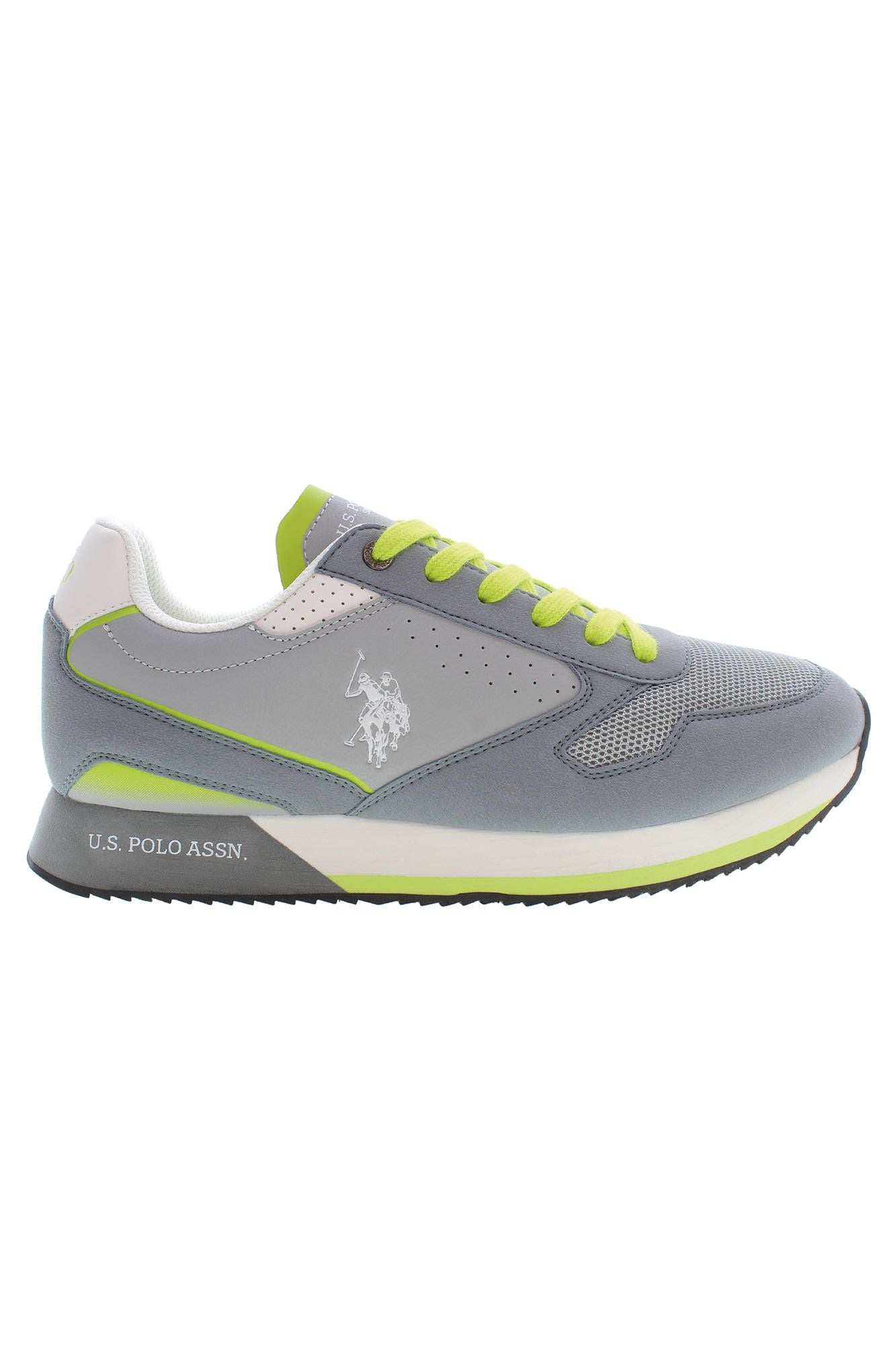 US POLO ASSN. Grijze Polyester Heren Sneaker