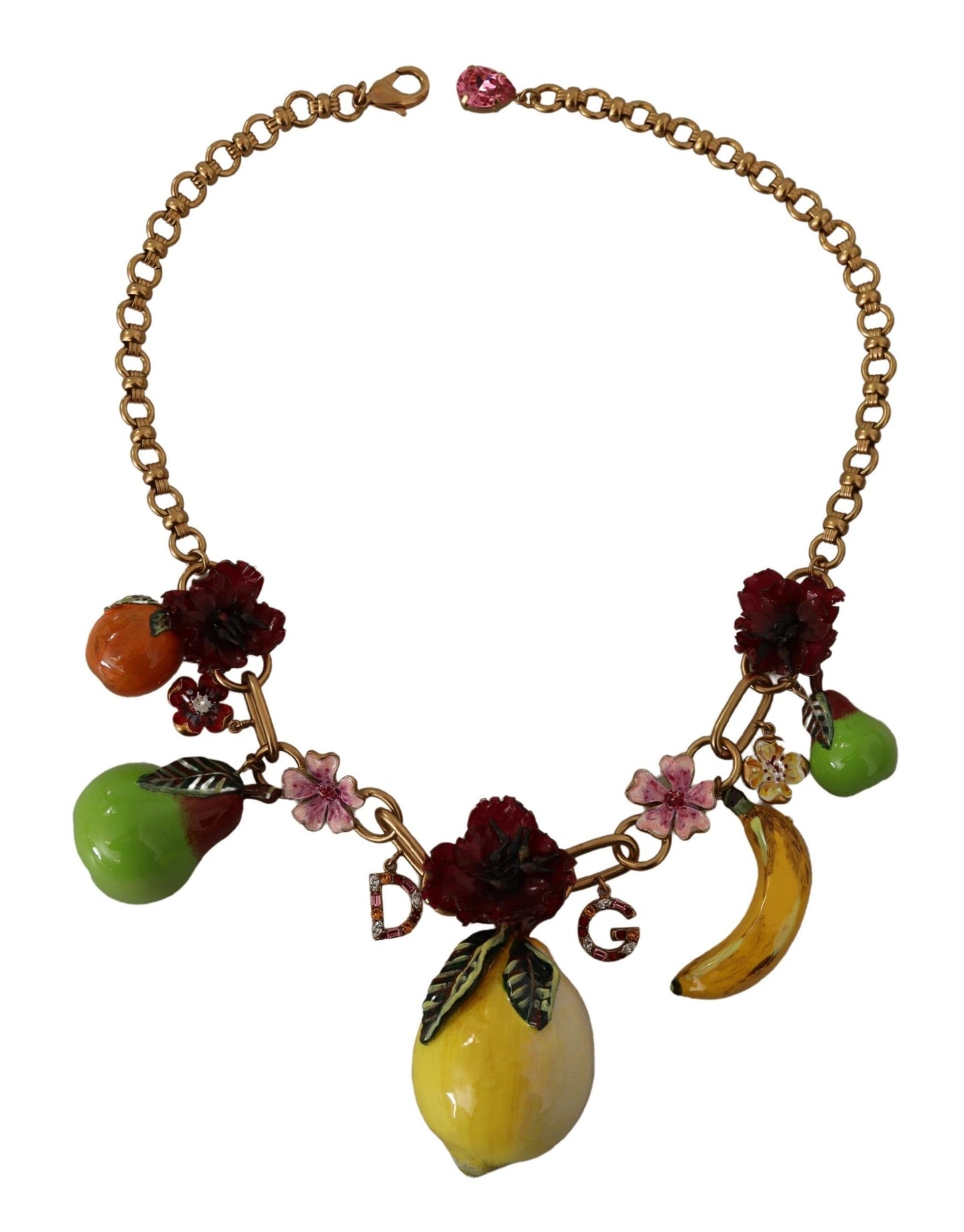 Dolce & Gabbana Chic Gold Statement Sicilië Fruit Ketting