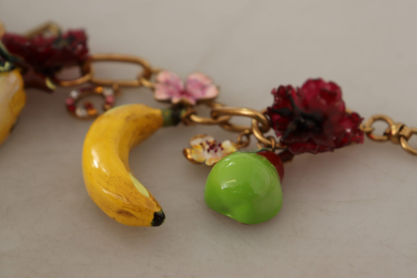 Dolce & Gabbana Chic Gold Statement Sicilië Fruit Ketting