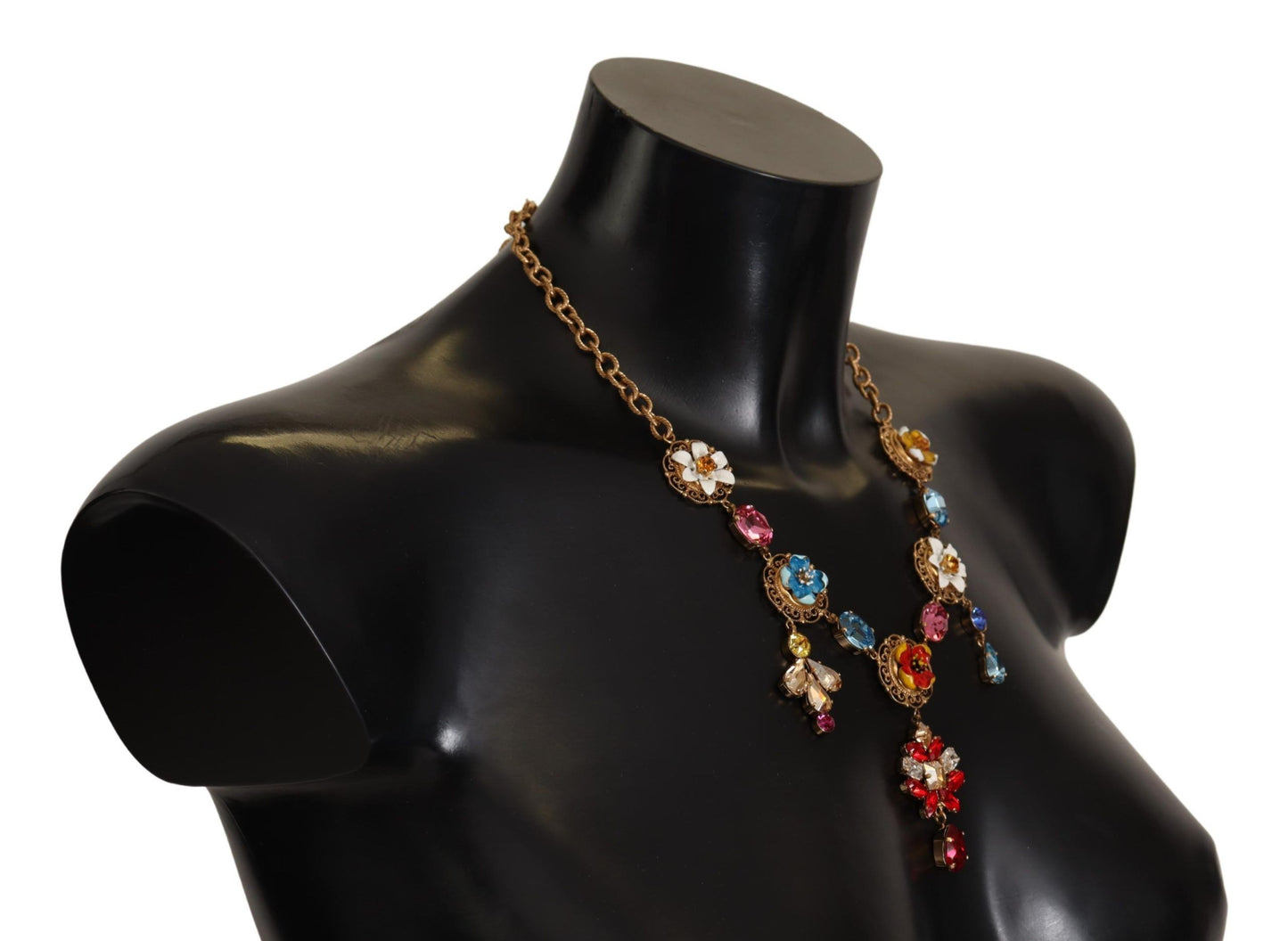 Dolce & Gabbana Elegante Bloemen Statement Ketting