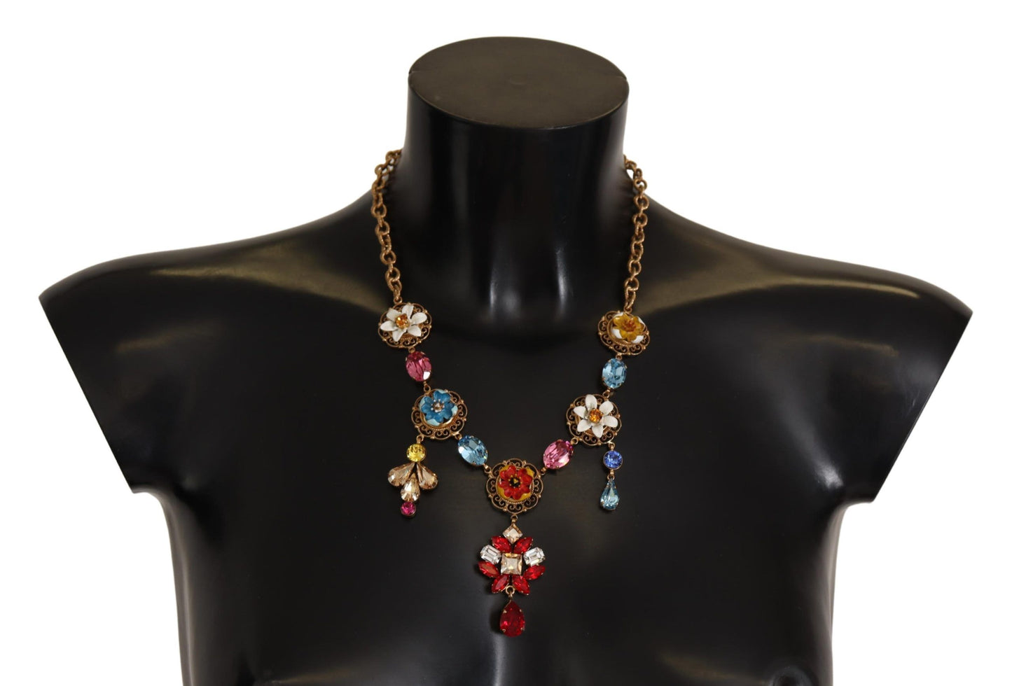 Dolce & Gabbana Elegante Bloemen Statement Ketting