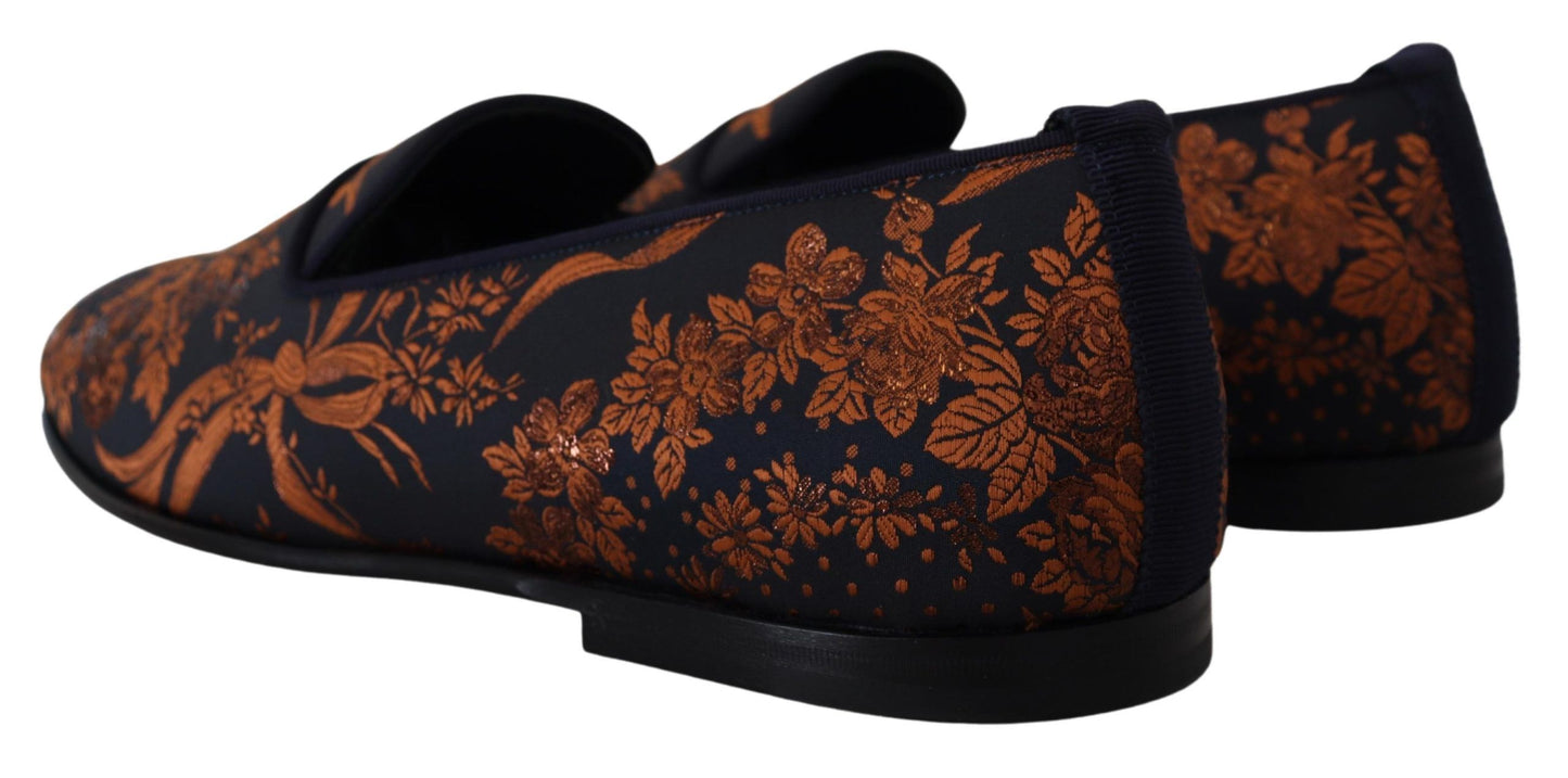 Dolce & Gabbana Elegante Bloemen Slip-On Loafers