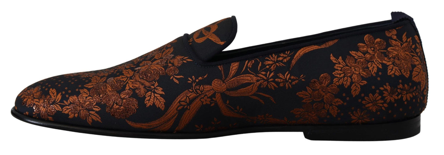 Dolce & Gabbana Elegante Bloemen Slip-On Loafers