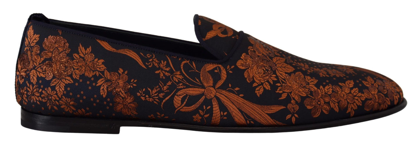 Dolce & Gabbana Elegante Bloemen Slip-On Loafers