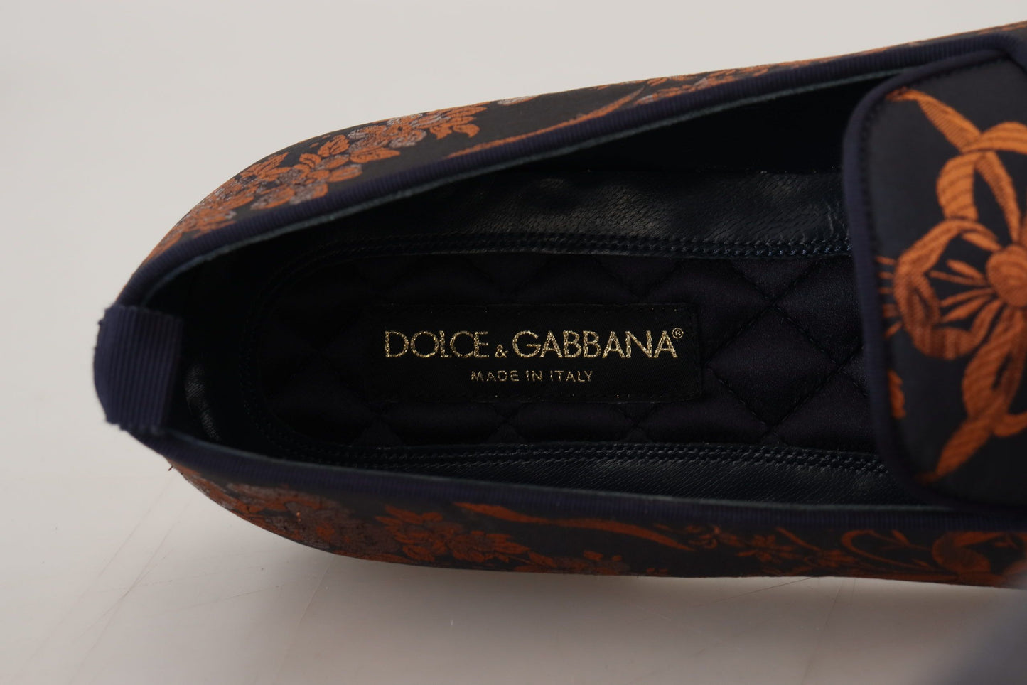 Dolce & Gabbana Elegante Bloemen Slip-On Loafers