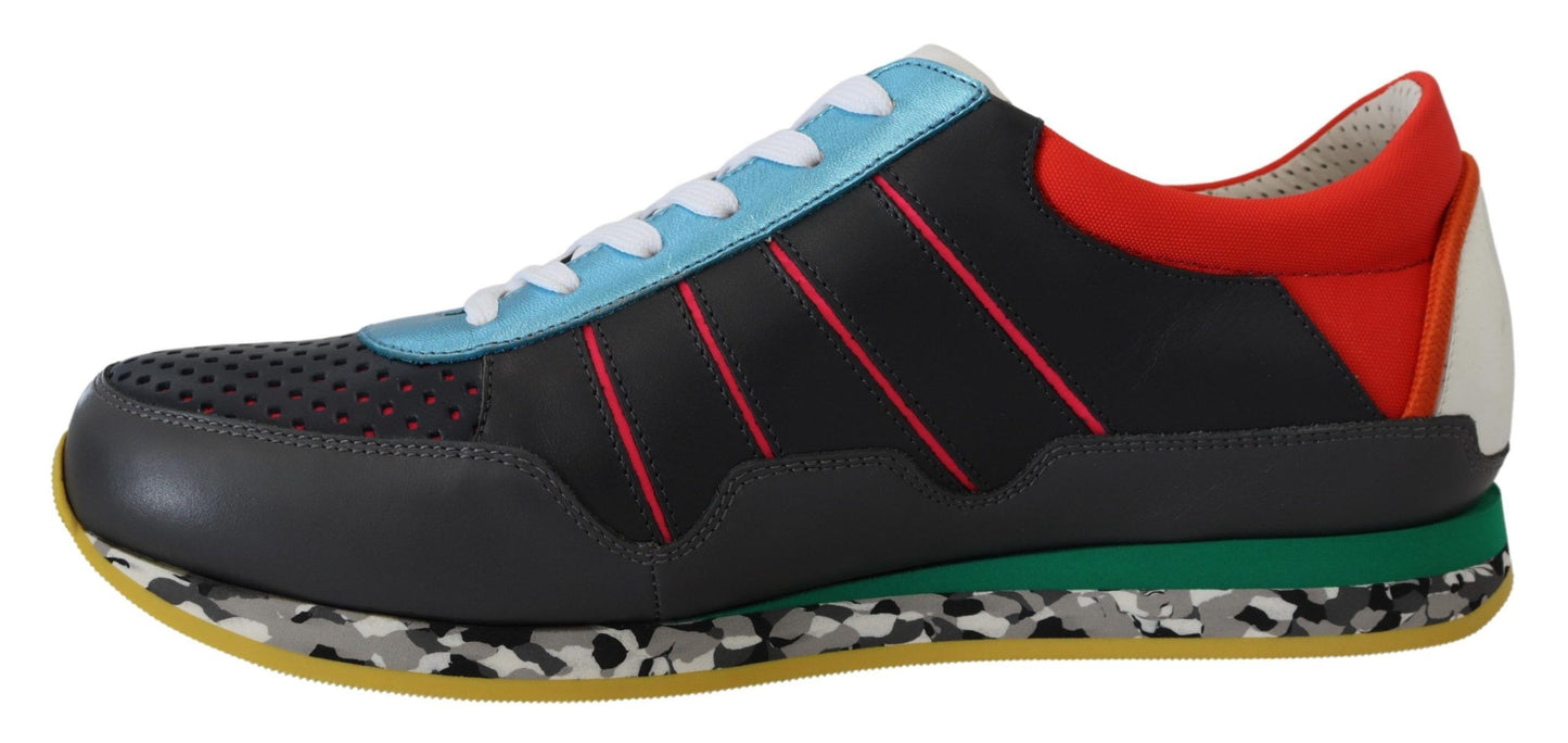 Dolce & Gabbana Multicolor Lage Sneakers van Leermix