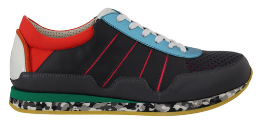 Dolce & Gabbana Multicolor Lage Sneakers van Leermix